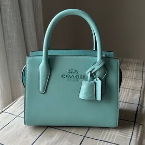 Coach Women's Aqua Satchel